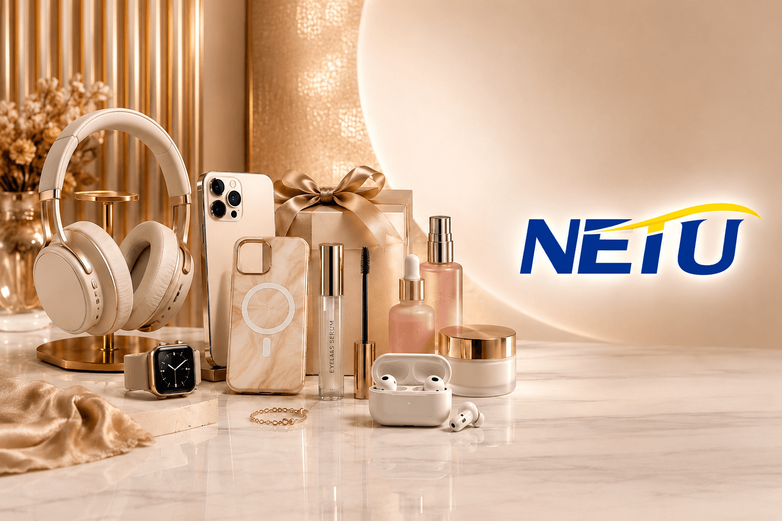 NEIU curated headphones, accessories, gifts, and beauty products
