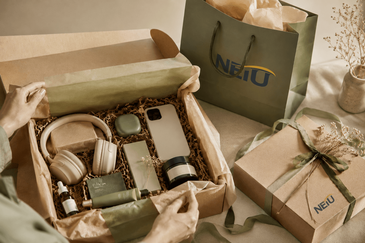 NEIU premium packaging, delivery, and shopping experience